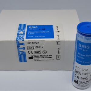 Capilares Para Hematocrito Sin Heparina x 100 unds