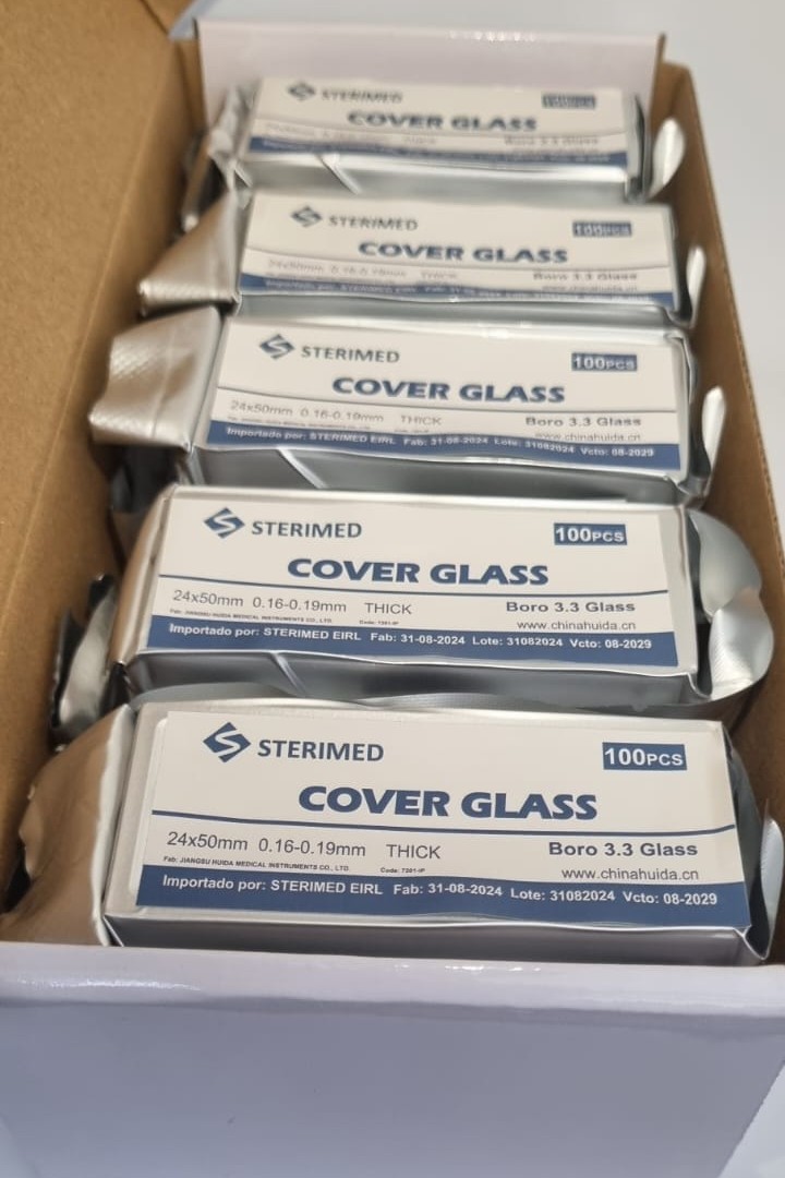 Laminilla Cubre Objeto 24 mm x 50 mm x 100 unds - Imagen 2