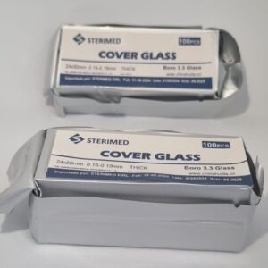 Laminilla Cubre Objeto 24 mm x 50 mm x 100 unds