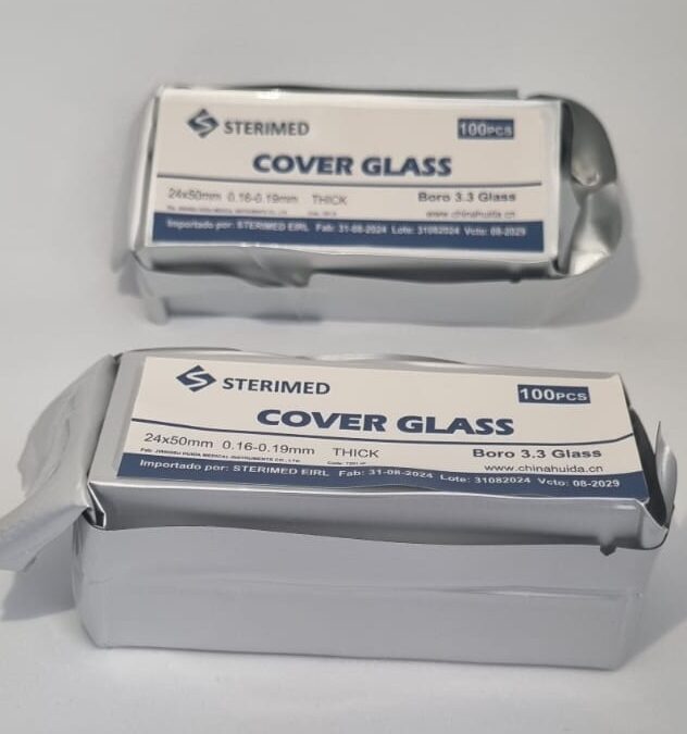 Laminilla Cubre Objeto 24 mm x 50 mm x 100 unds