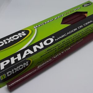 Lapiz de Cera para Marcar Vidrio C/ Rojo x 10 unds